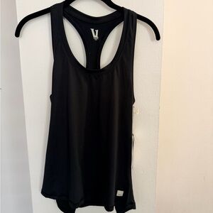 NWT Vuori Lux Performance Black Tank Top Shirt Muscle Racerback